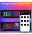 PİXEL LED PANEL 16X64Led 9x37CM DİJİTAL EKRAN YAZI VE ANİMASYON BANTLI BLUETOOTH