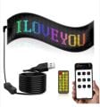 PİXEL LED PANEL 16X64Led 9x37CM DİJİTAL EKRAN YAZI VE ANİMASYON BANTLI BLUETOOTH