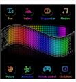 PİXEL LED PANEL 16X64Led 9x37CM DİJİTAL EKRAN YAZI VE ANİMASYON BANTLI BLUETOOTH