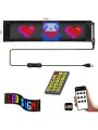 PİXEL LED PANEL 16X64Led 9x37CM DİJİTAL EKRAN YAZI VE ANİMASYON BANTLI BLUETOOTH