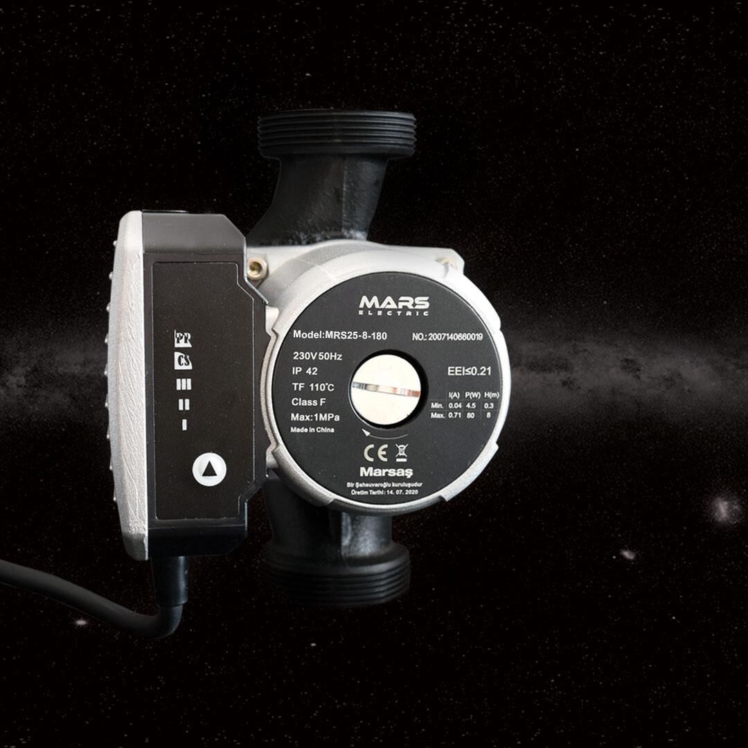 MARS MRS 25/8-180 FREKANS KONTROL REKORLU SİRKÜLASYON POMPASI