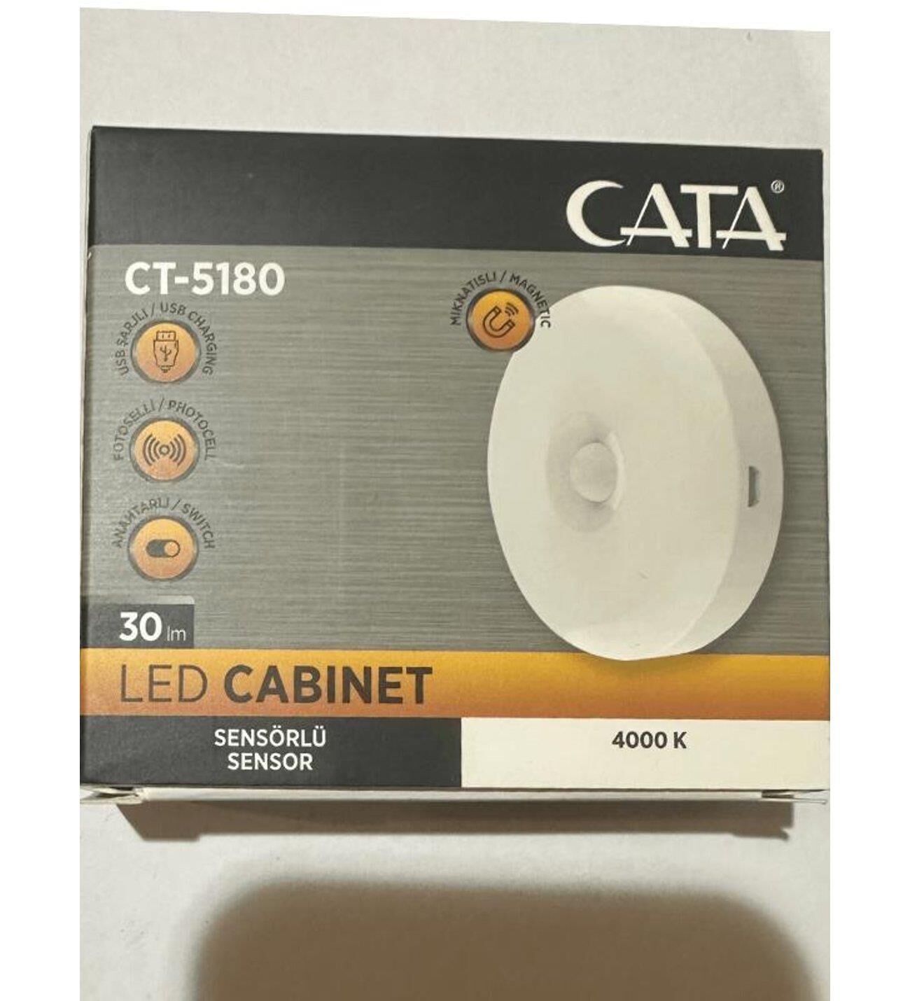CATA CT-5180 SENSÖRLÜ DOLAP LAMBASI 4000K