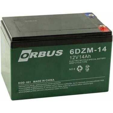 12 VOLT 14 AMPER AKÜ JEL ORBUS-ÖLÇÜLER 150*97*95 mm.4.3 KG