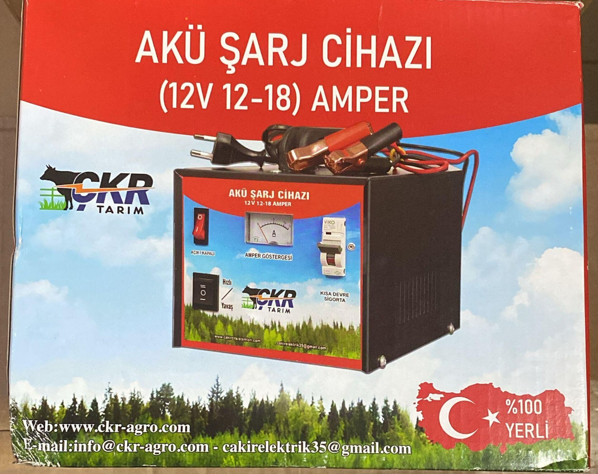 AKÜ ŞARJ ALETİ 15-18 AMPER