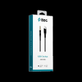Ttec 2AK03S Aux - Type-C Kablo 1Mt Siyah