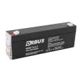 12 VOLT 2.2 AMPER YATAY AKÜ ORBUS-ÖLÇÜLER 178*34*60 mm-900 GRAM