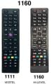 KUMANDA 1160  KK1125-HI LEVEL,VESTEL SİYAH TUŞLU 55HL500