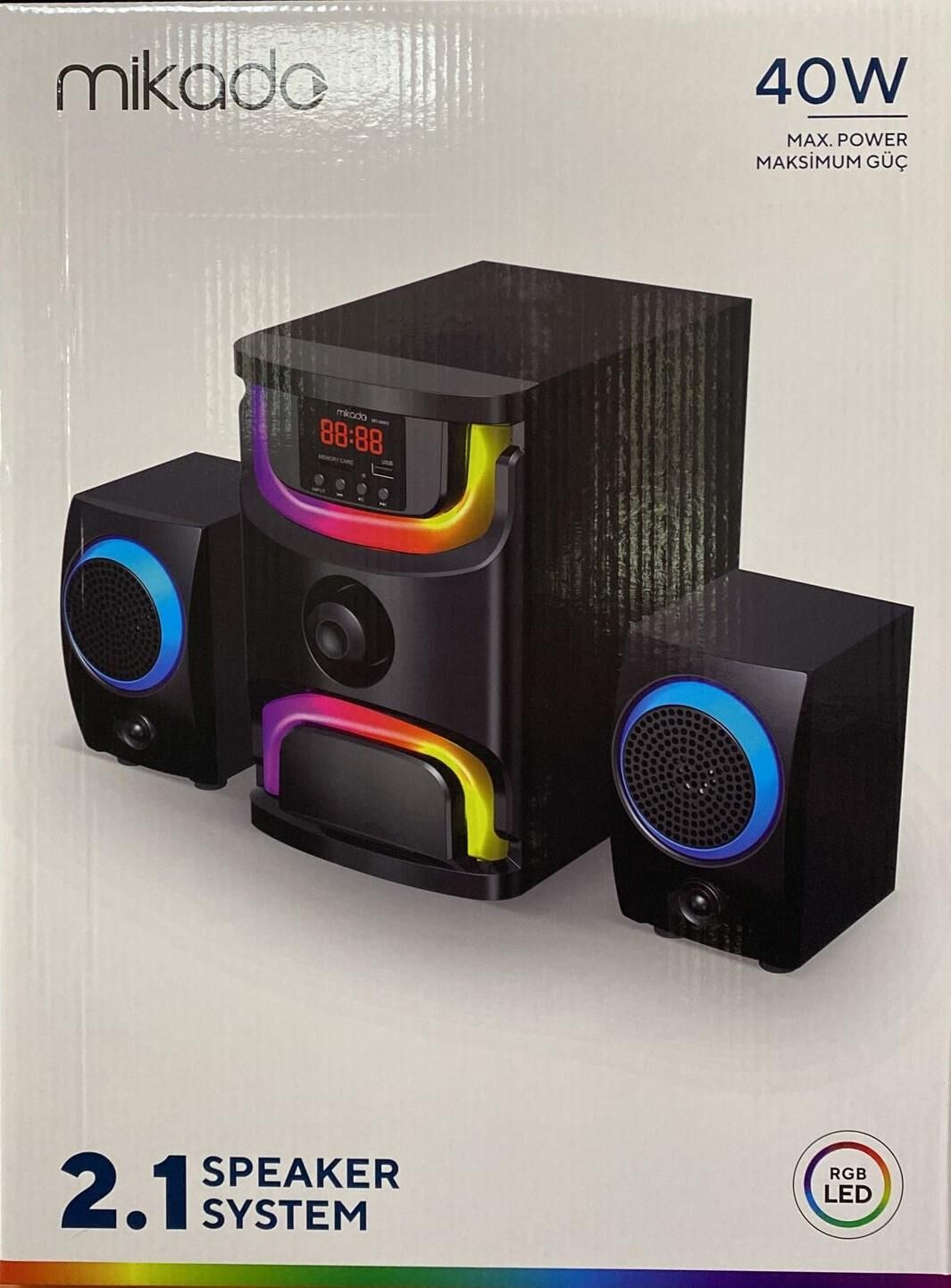 MİKADO MD-96BT 2+1 BT/SD/USB/FM HOPARLÖR