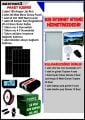 SOLAR BAĞ EVİ PAKETİ 2- 418WATT PANEL - 200 AMPER JEL AKÜ - 1000WATT İNVERTER