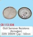 ÇR 112 538 GİZLİ SEMAVER REZİSTANSI 220V 2000W 160MM