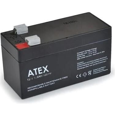 12 VOLT 1.3 AMPER AKÜ ATEX ÖLÇÜLER 98*45*50 mm-510 GRAM