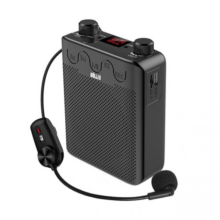 WÖLLER V-807 USB-SD-BT-KAYITLI KABLOSUZ KAFA MİKROFONLU ŞARJLI REHBER ANFİSİ