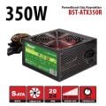 PowerBoost BST-ATX350R 350w, PPFC 12cm Kırmızı Fan Power Supply
