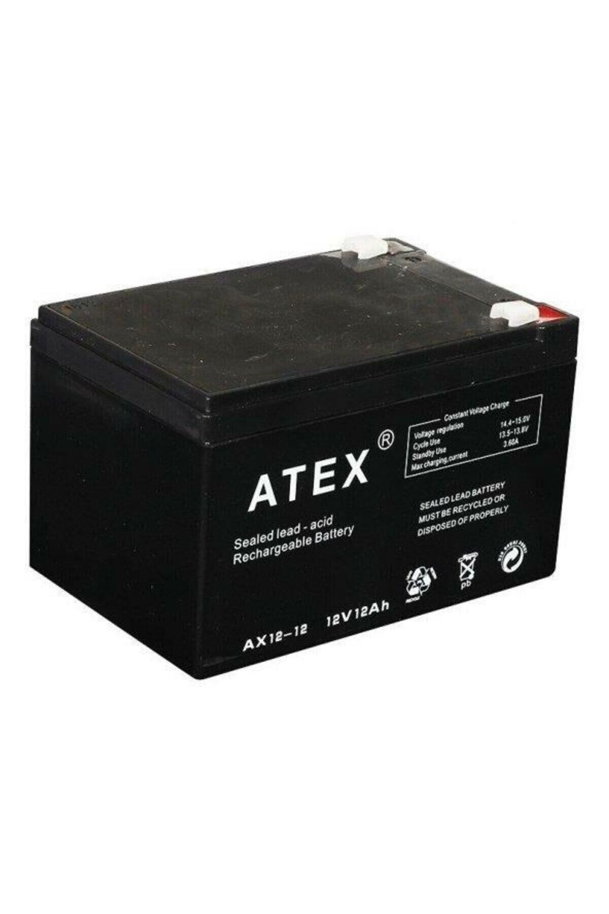 12 VOLT 12 AMPER AKÜ ATEX 151x98x95