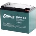 12 VOLT 80 AMPER JEL ELEKTRİKLİ BİSİKLET AKÜSÜ ORBUS-ÖLÇÜLER -222*122*176 mm.13.5 KG