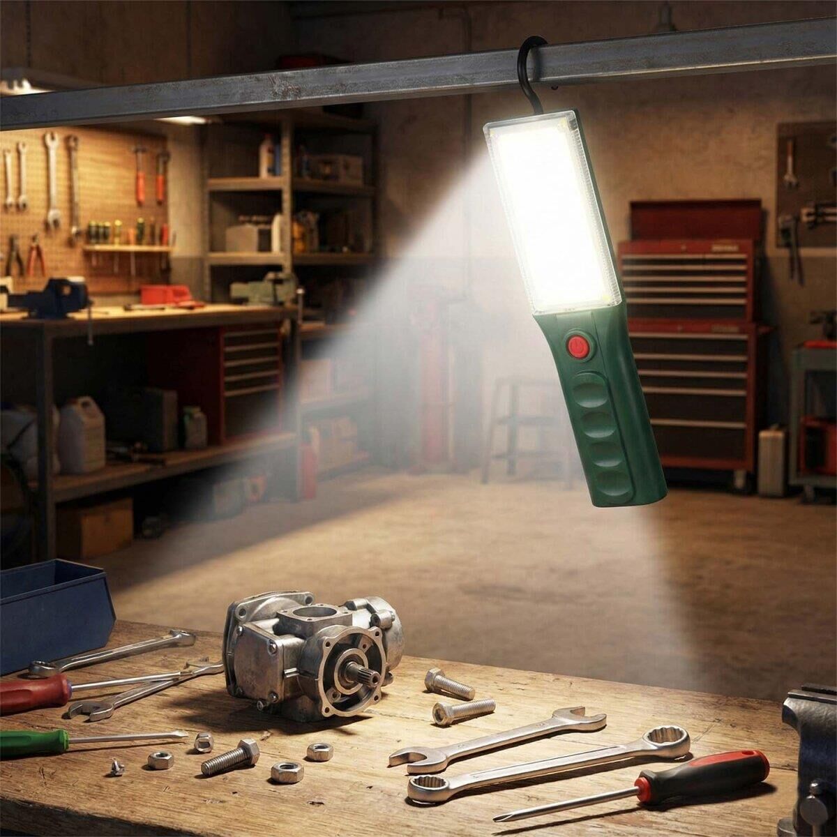 PANTHER PT-924 USB ŞARJLI MIKNATISLI KANCALI EL FENERİ