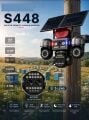 AVENİR AV-S448 4 Kameralı 3PTZ 18X Optic Zoom Kamera 4G  Solar Panelli Sokak Lambası