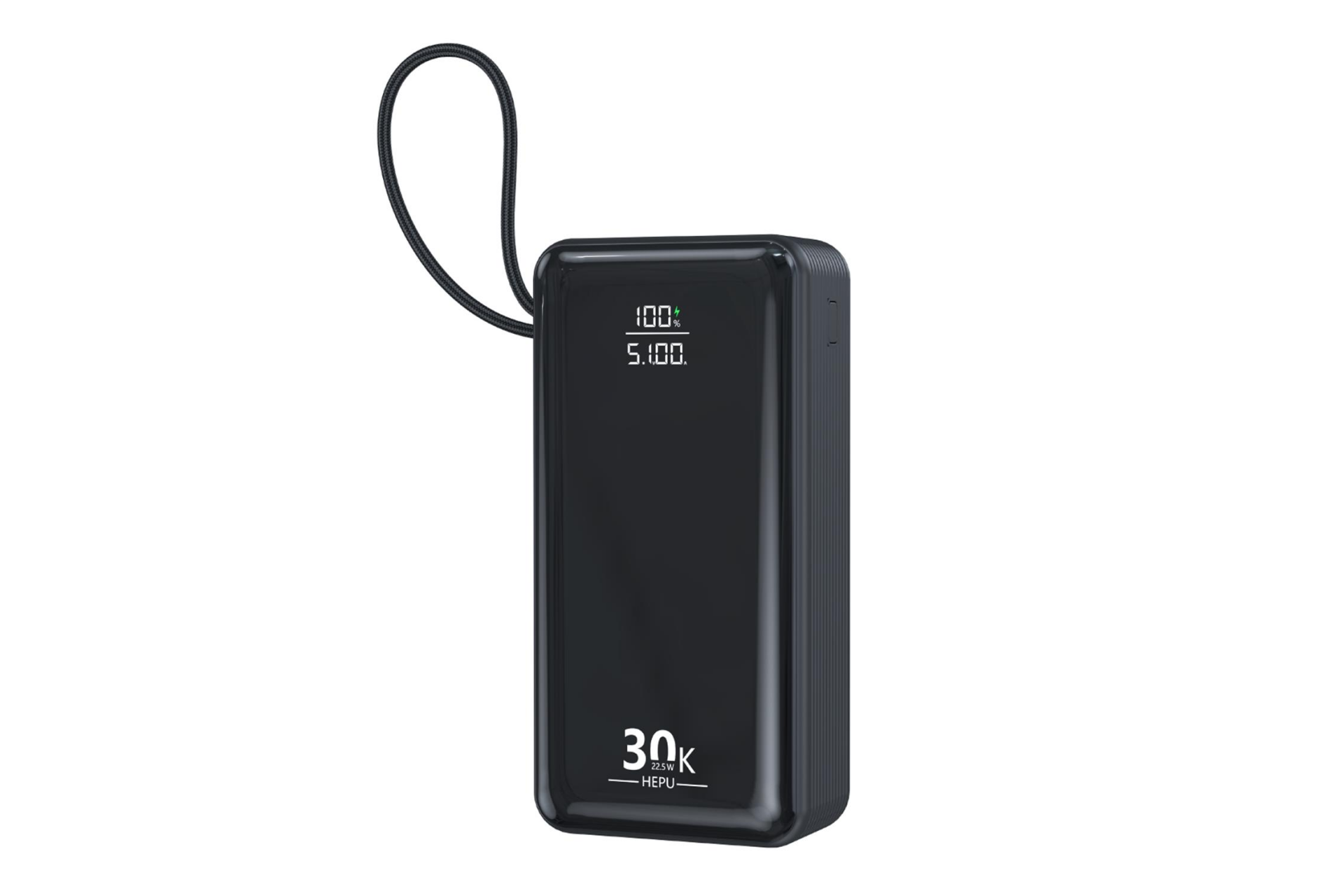 HEPU HP-253 30.000 mAh Süper Kapasiteli 22.5W PD Hızlı Şarjlı Powerbank – 3 Kablolu LED