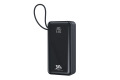 HEPU HP-253 30.000 mAh Süper Kapasiteli 22.5W PD Hızlı Şarjlı Powerbank – 3 Kablolu LED