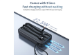 HEPU HP-253 30.000 mAh Süper Kapasiteli 22.5W PD Hızlı Şarjlı Powerbank – 3 Kablolu LED