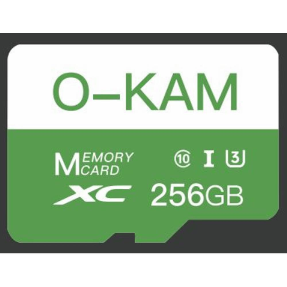 O-KAM 256GB MicroSd Hafıza Kartı U3 CLASS10 V30 Drone - Aksiyon - Güvenlik Kamerası İçin