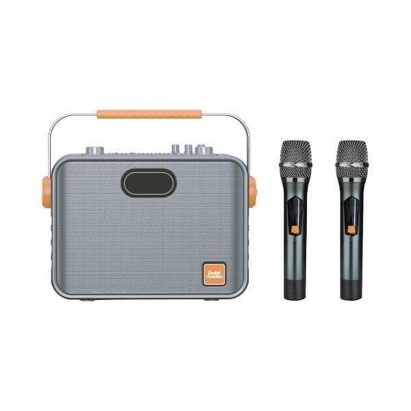 GOLD AUDIO GTX-6 EEK USB-SD-BT-2 EL 1 KAFA TELSİZ MİKROFONLU ŞARJLI ANFİ