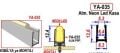 NEON LED KANALI ALİMİNYUM YA-035-DAR MODEL DIŞTAN DIŞA 13,60X8,30MM 1 BOY 255 CM FİYATIDIR