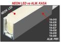 NEON LED KANALI ALİMİNYUM YA-035-DAR MODEL DIŞTAN DIŞA 13,60X8,30MM 1 BOY 255 CM FİYATIDIR