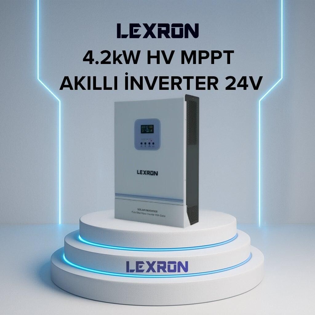 İNVERTER 4.2 KW 24 VOLT AKILLI MPPT-LEXRON