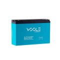 12 VOLT 42 AMPER JEL ELEKTRİKLİ BİSİKLET AKÜSÜ VOOLE-ÖLÇÜLER 270*77*170 mm.10.30 KG