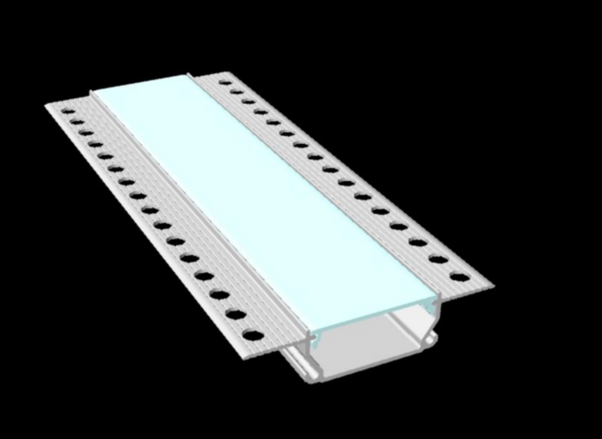 ALÇIPAN LED PROFİL KASASI CAM DAHİL ALC-35S-305 CM 1 BOY FİYATIDIR GENİŞ TİP