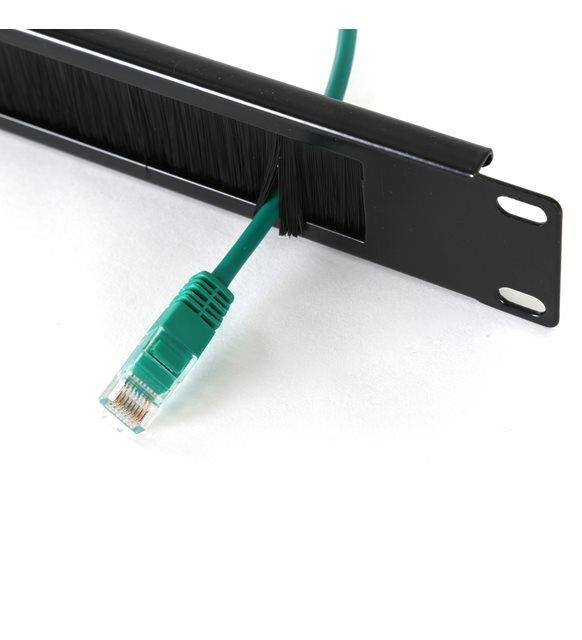RACK KABİN 1U 19” Kablo Düzenleyici Fırçalı