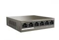 Tenda S106PC 6 Port 4 Port Poe+ 10/100 Mbps + 2 Port Uplink Switch Çelik Kasa Rack Mount