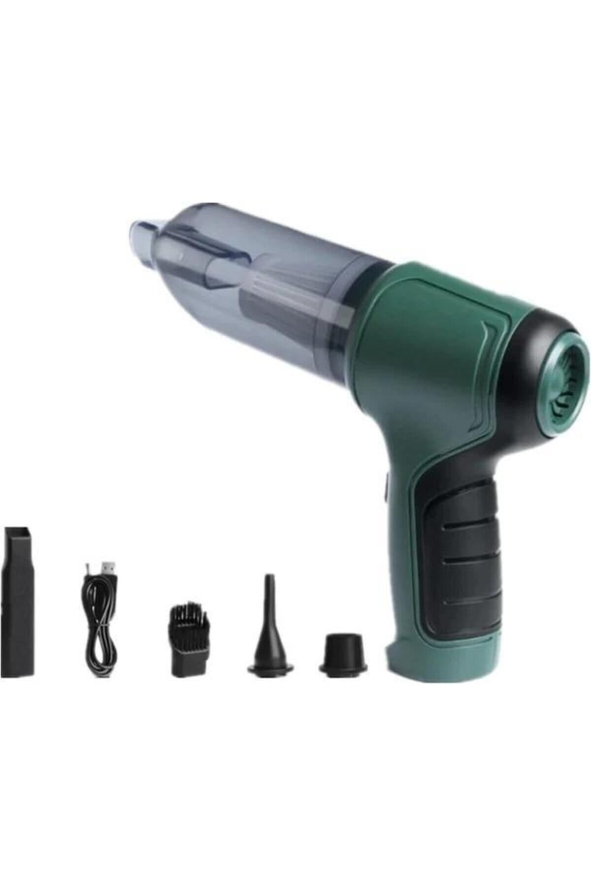 GLRTECH BJ-107 ŞARJLI MİNİ SÜPÜRGE VE KOMPRESÖR