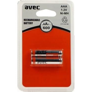 AVEC 600 MA İNCE PİL 2 ADET PAKET FİYATIDIR