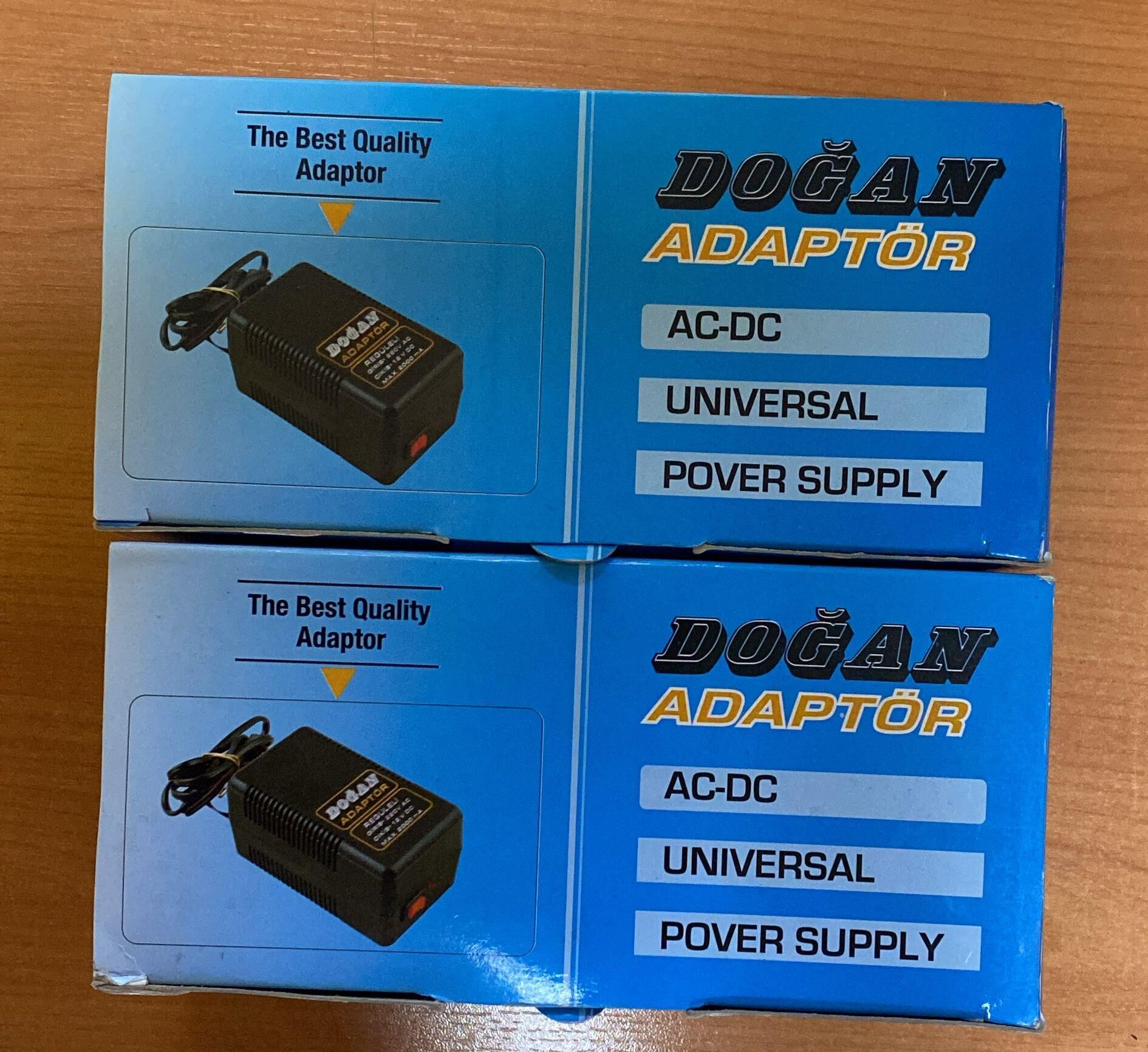 DOĞAN 2 AMPER PLASTİK KASA TRAFOLU ADAPTÖR