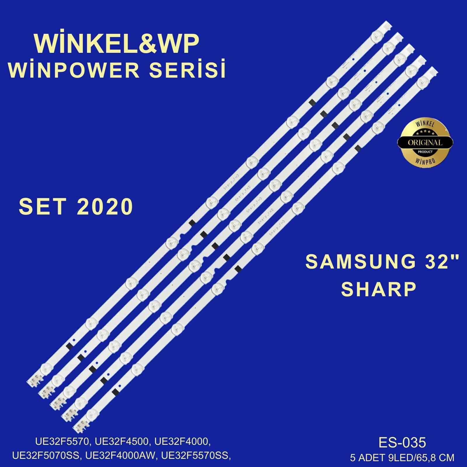 TV LED BAR 2020-TAKIM 5 Lİ-UE32F5570-UE32F5500-UE32F5070-C237-M24