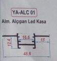 ALÇIPAN LED PROFİL KASASI CAM DAHİL YA-ALC 01-152 CM 1 BOY FİYATIDIR