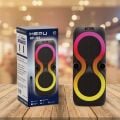 HEPU HP-110 2X4'' 2X10CM KABLOLU 1 EL MİKROFON BLUETOOTH ŞARJLI MÜZİK KUTUSU