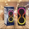 HEPU HP-110 2X4'' 2X10CM KABLOLU 1 EL MİKROFON BLUETOOTH ŞARJLI MÜZİK KUTUSU