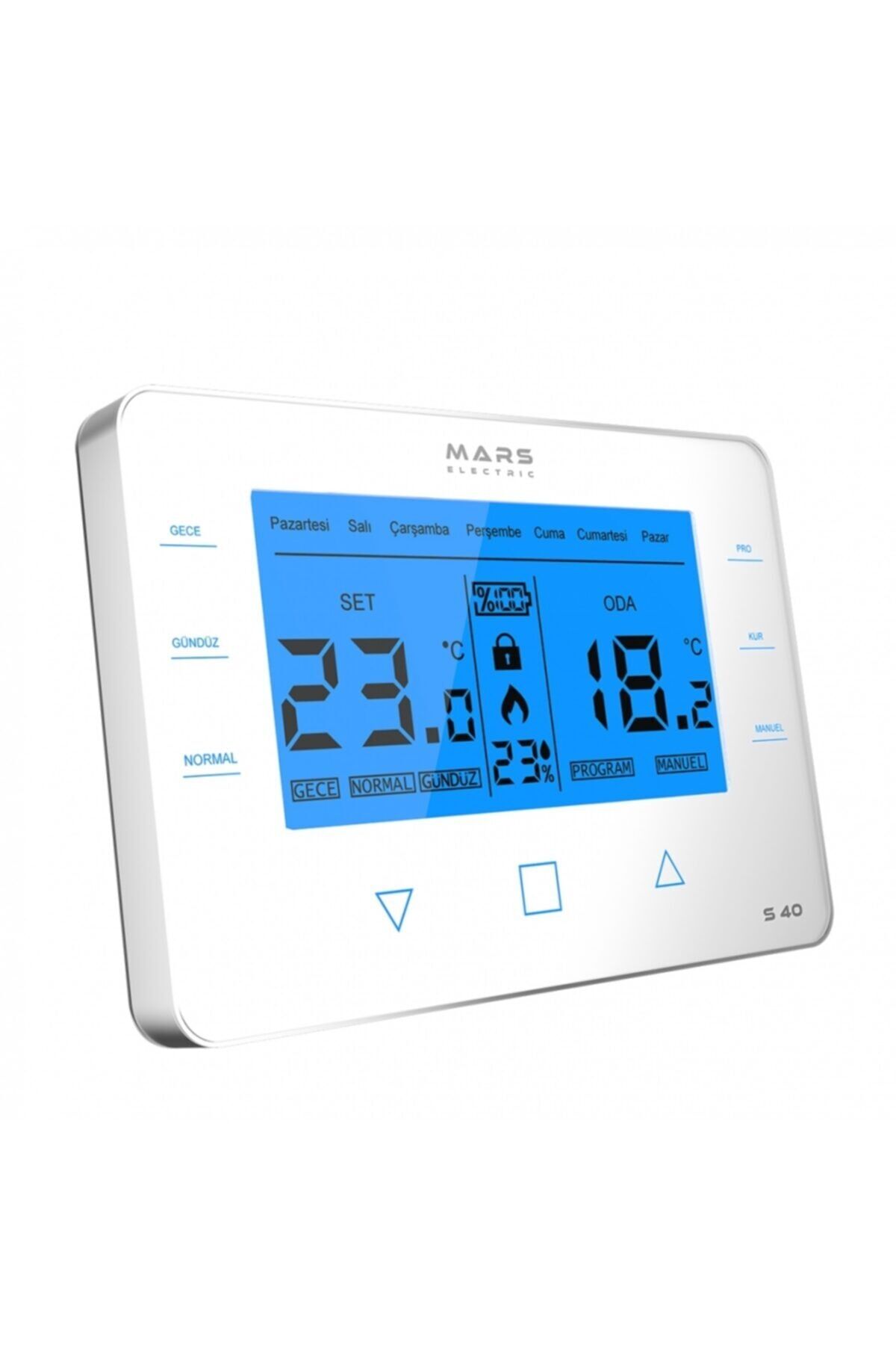 MARS S40 PROGRAMLANABİLİR KABLOSUZ ODA TERMOSTADI