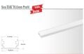 BAR LED KANALI-16.6*6.5*12.4 SIVA ÜSTÜ ALİMİNYUM DÜZ TİP KAPAK DAHİL 1 BOY 2 mt FİYATIDIR