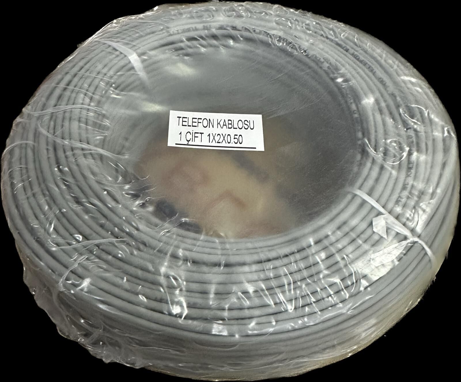 TELEFON KABLOSU PDV 1 ÇİFT 1X2X0.50 CCA 1 MT FİYATIDIR