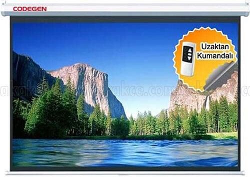 Codegen Ex-20 200x200 Motorlu Projeksiyon Perdesi