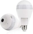 GLRTECH V9 V-01 360 DERECE WİFİ MİCRO SD KAYITLI E27 DUYLU AMPÜL KAMERA GECE GÖRÜŞLÜ