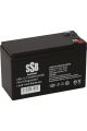12 VOLT 9 AMPER AKÜ SSB 151x65x94-2550 GRAM