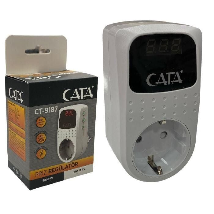 CATA CT-9197 4000 WATT DİGİTAL AKIM KORUMALI PRİZ