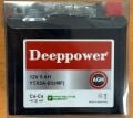 12 VOLT 5 AMPER DEEPPOWER MOTOSİKLET AKÜSÜ-ÖLÇÜLER 114*71*106 mm - 1,7 kg.YTX5A-BS