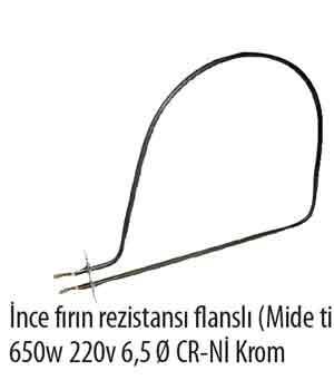 ÇR 114 153 İNCE FIRIN REZİSTANSI 650W