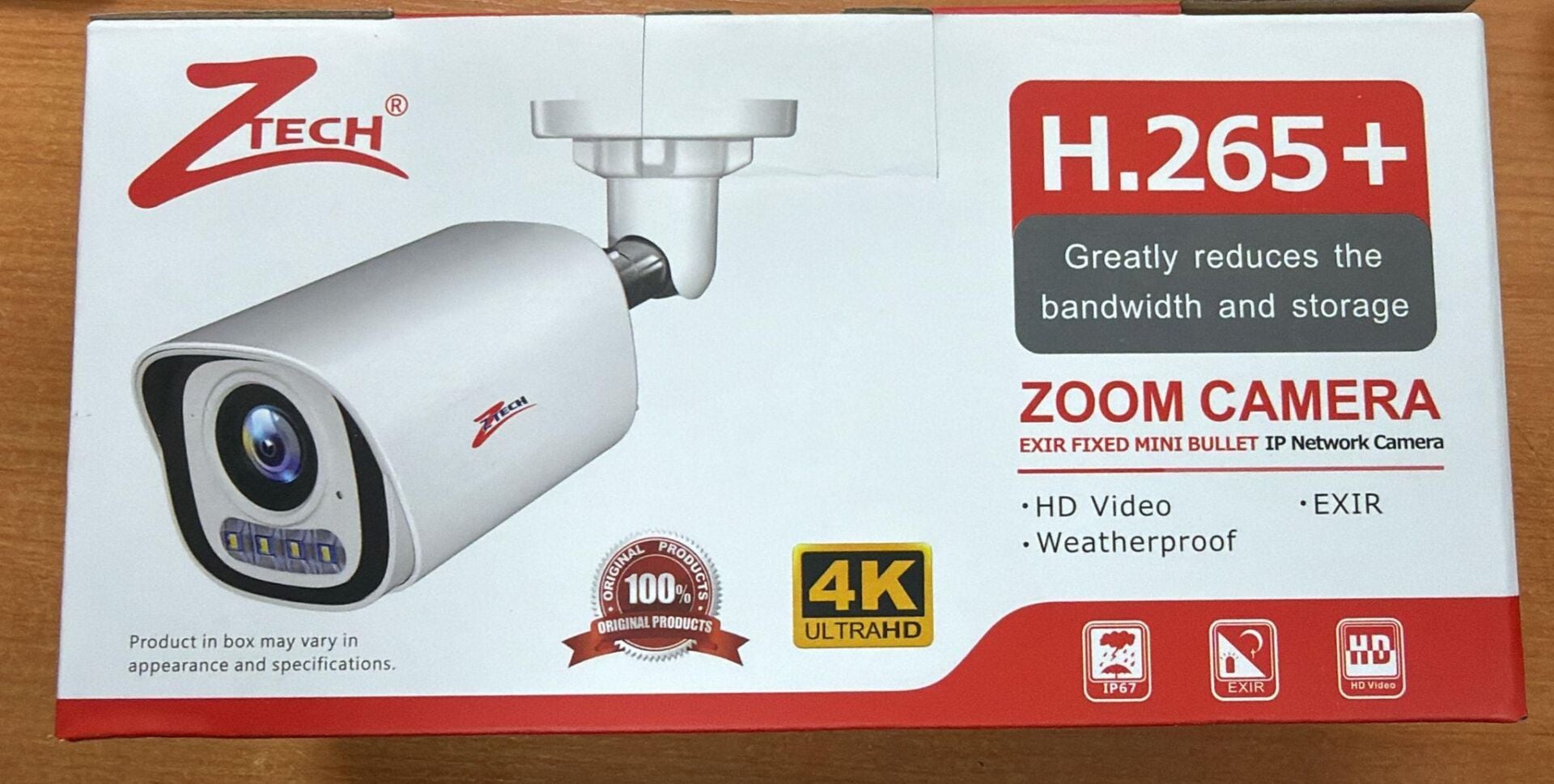 ZTECH ZR-2012 5MP 2.7-13.5M MOTORİZE FULLCOLOR + MİKROFON BULLET DIŞ MEKAN METAL IP KAMERA